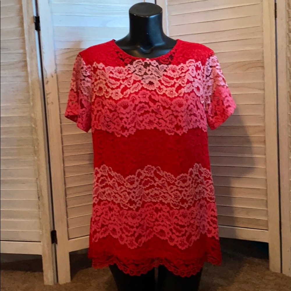 Lined LACE Tee ❤️